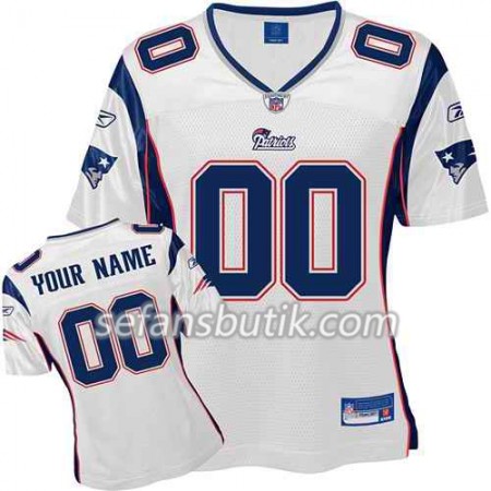 New England Patriots Tröjor Custom Vit - Dame